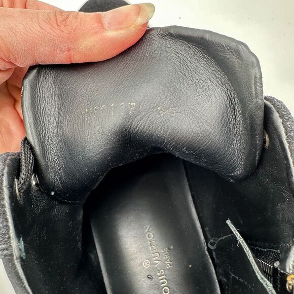 Louis Vuitton Monogram Hightop Stellar Black Sneaker Size 39, 9 - Picture 9 of 13